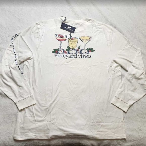 Vineyard Vines Shirts New Mens Xxl Vineyard Vines Holiday Cocktails
